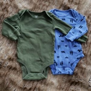 Outdoorsy Bundle of Two Onesies